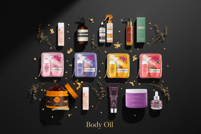 Valeonne Body Oil Collection Banner