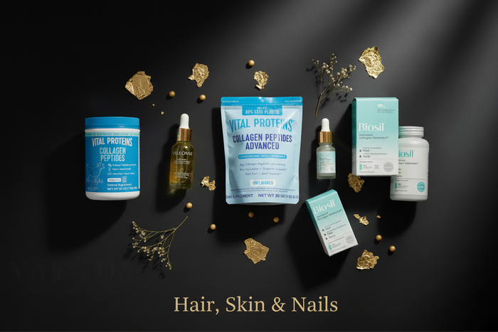 Valeonne Hair, Skin & Nails Collection Banner